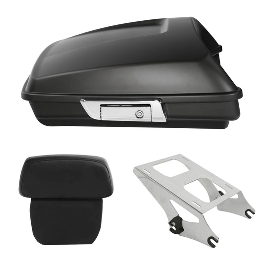 Razor Trunk Pad Mount Rack Fit For Harley Road Glide 14-26 Industrial Gray Denim