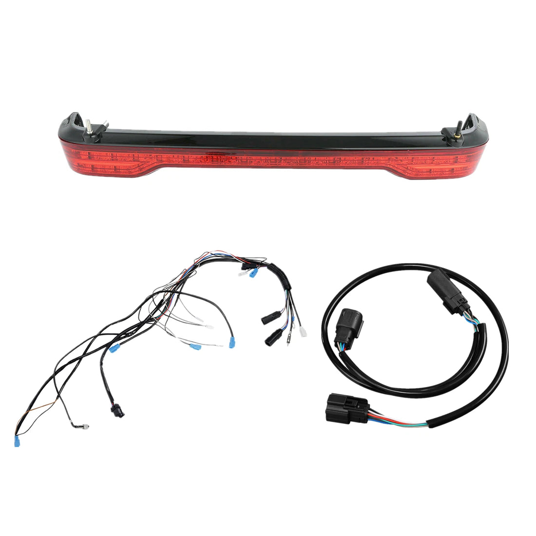 King Trunk LED Brake Light Wiring Harness Fit For Harley Touring Glide 2014-2025
