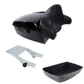King Trunk Luggage Backrest Two-Up Mount Rack Fit For Harley Electra Glide 97-08