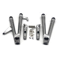 For Honda CBR1000RR 2004 2005 2006 2007 Silver Passenger Rear Foot Pegs Bracket