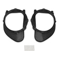 Black Front Fairing Speaker Grille Cover Fit For Harley Road Glide Fltr 98-13
