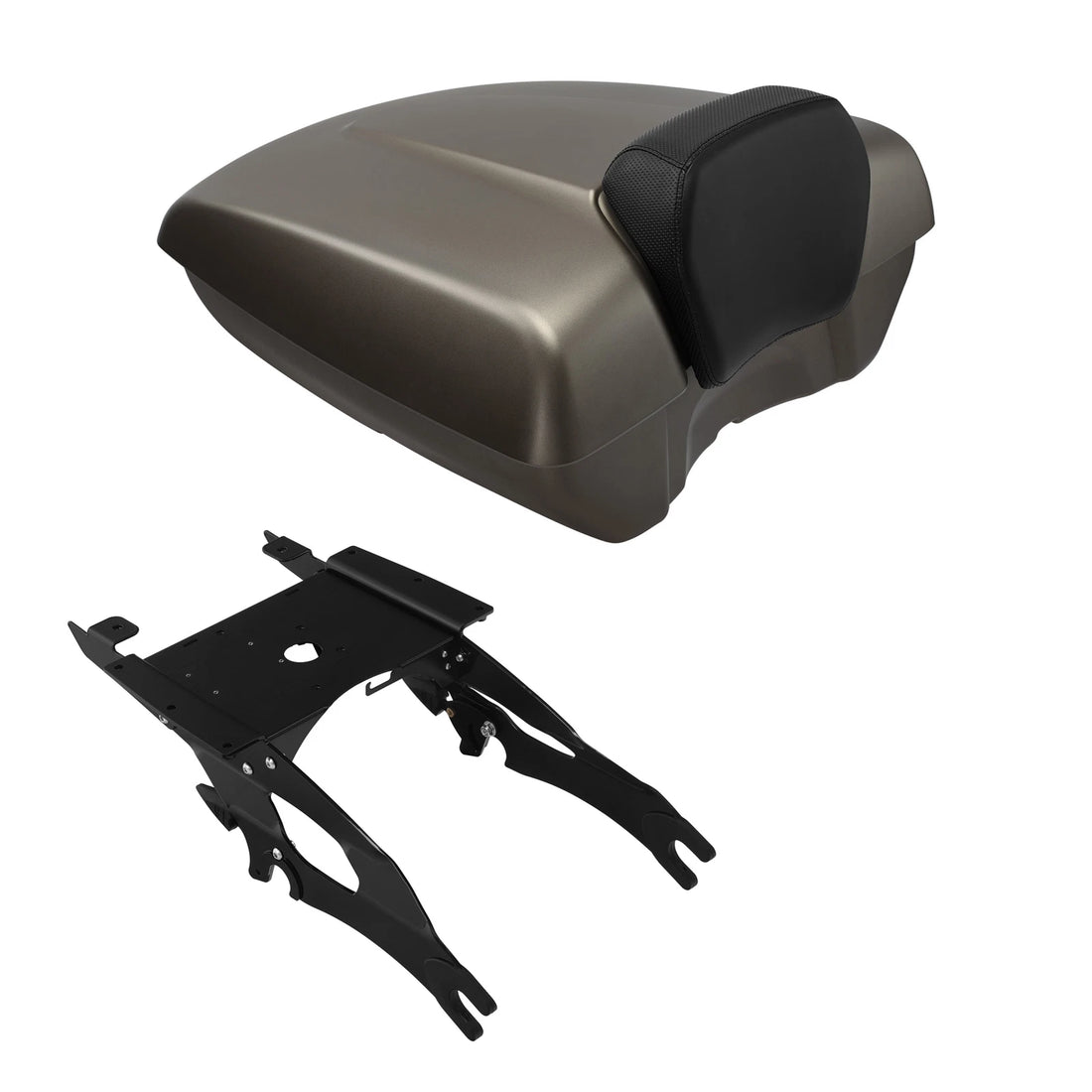 Low Profile Trunk Backrest Mount Fit For Indian Challenger 2020-23 Bronze Smoke