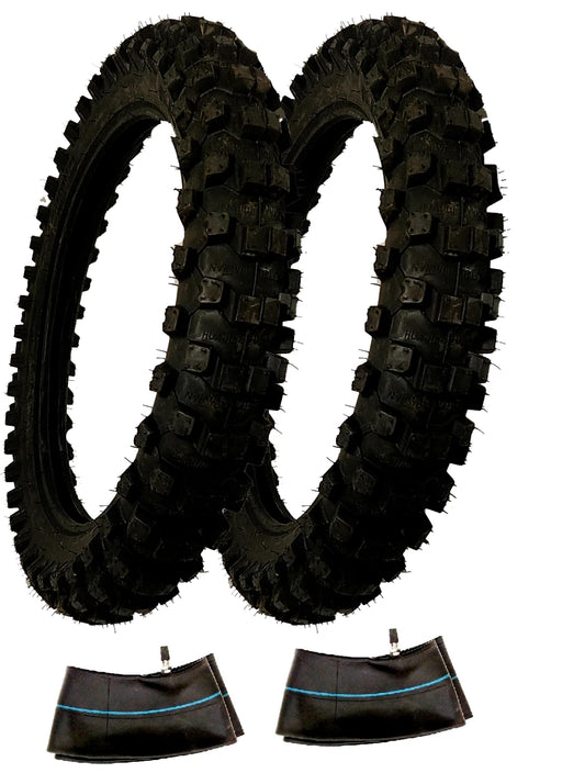 2 Pack Sdg SSR High Performance Replacement 70/100-19 Tire Tube Offroad Terrain