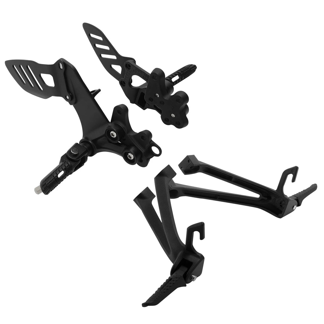 Driver Passenger Foot Pegs Bracket Fit For Suzuki GSXR600 GSXR750 2006-2007