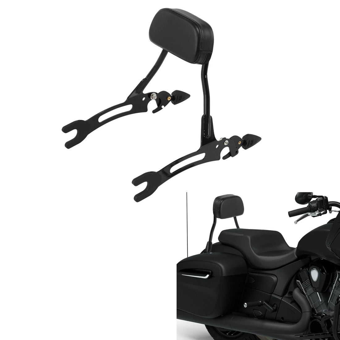 Sissy Bar Passenger Backrest Fit For Indian Chieftain Dark Horse 2016-2025