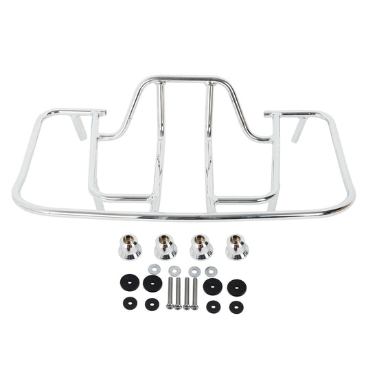 Chrome Rear Tourbox Mount Top Luggage Rack Fit For Honda GL1800 Goldwing 2001-17