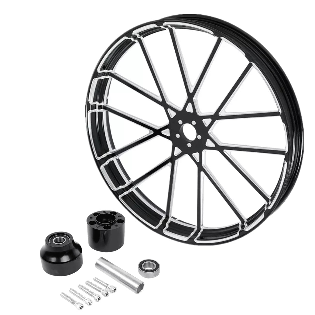 32'' x 3.5'' Front Wheel Rim Single Disc Hub Fit For Harley Touring models 97-20