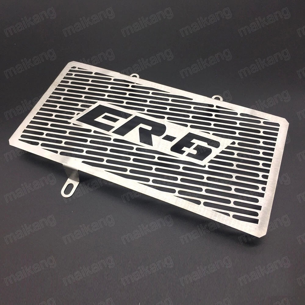 For2012-2016 Kawasaki Ninja 650 ER-6N Radiator Grill Grille Guard Cover Silver