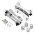4 Point Docking Hardware Kit w/ Covers Fit For Harley Electra Glide 14-25 Chrome