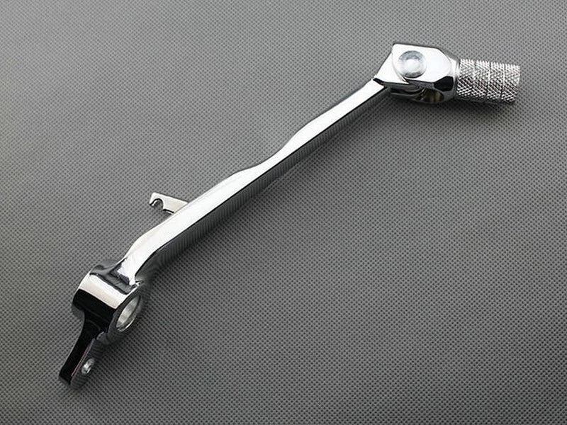 Fit For 2004-2010 Kawasaki Ninja ZX6R ZX10R Motorcycle Foot Brake Lever Silver