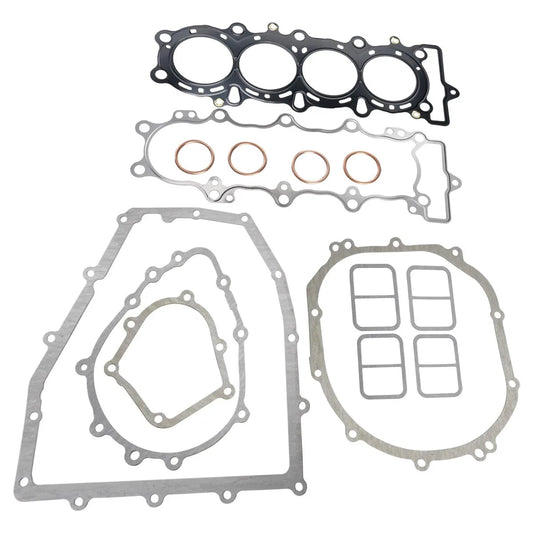 Full Set Crankcase Covers Oil Pan Gasket Kit For Kawasaki Ninja ZX6R ZX600 95-99