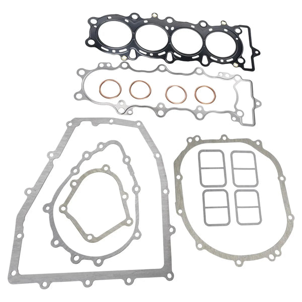 Full Set Crankcase Covers Oil Pan Gasket Kit For Kawasaki Ninja ZX6R ZX600 95-99