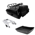 Chopped Trunk Backrest Mount Rack Fit For Harley Touring 2009-2013
