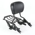 Black Sissy Bar Backrest Luggage Rack Docking Fit For Harley Road King 2014-2025