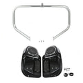 Lower Vented Fairings 6.5" Speaker Engine Guard Fit For Harley Touring 2014-2024
