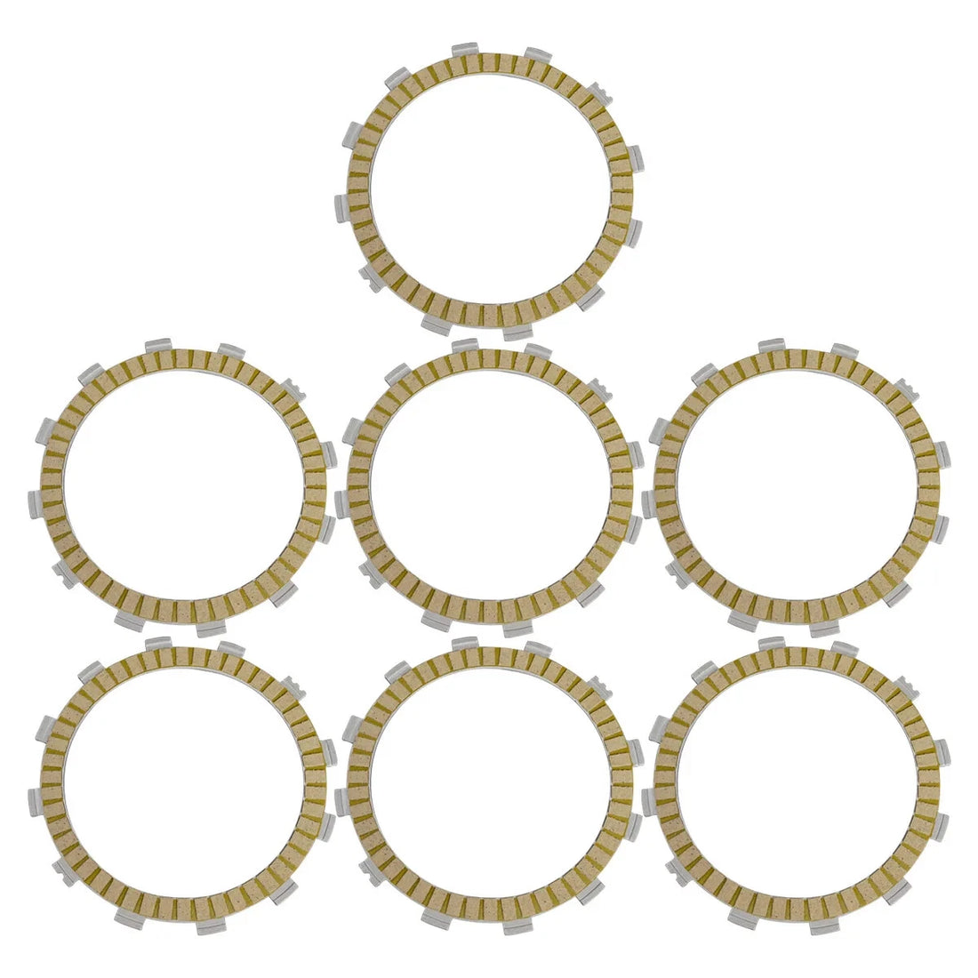 7PCS Friction Clutch Plates For Yamaha WR250Z 91-93 YZ250 88-92 XVS650 V-star