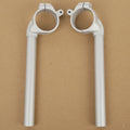 Silver Handlebar Handle Bar Clip On Fit For Yamaha YZFR1 Yzf R1 YZF-R1 2002-2003