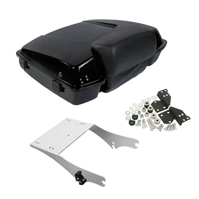 Razor Tour Trunk Backrest Mount Rack Docking Kit Fit For Harley Touring 97-2008