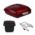 Chopped Trunk Backrest Mount Fit For Harley Touring 14-2026 Velocity Red Sunglo
