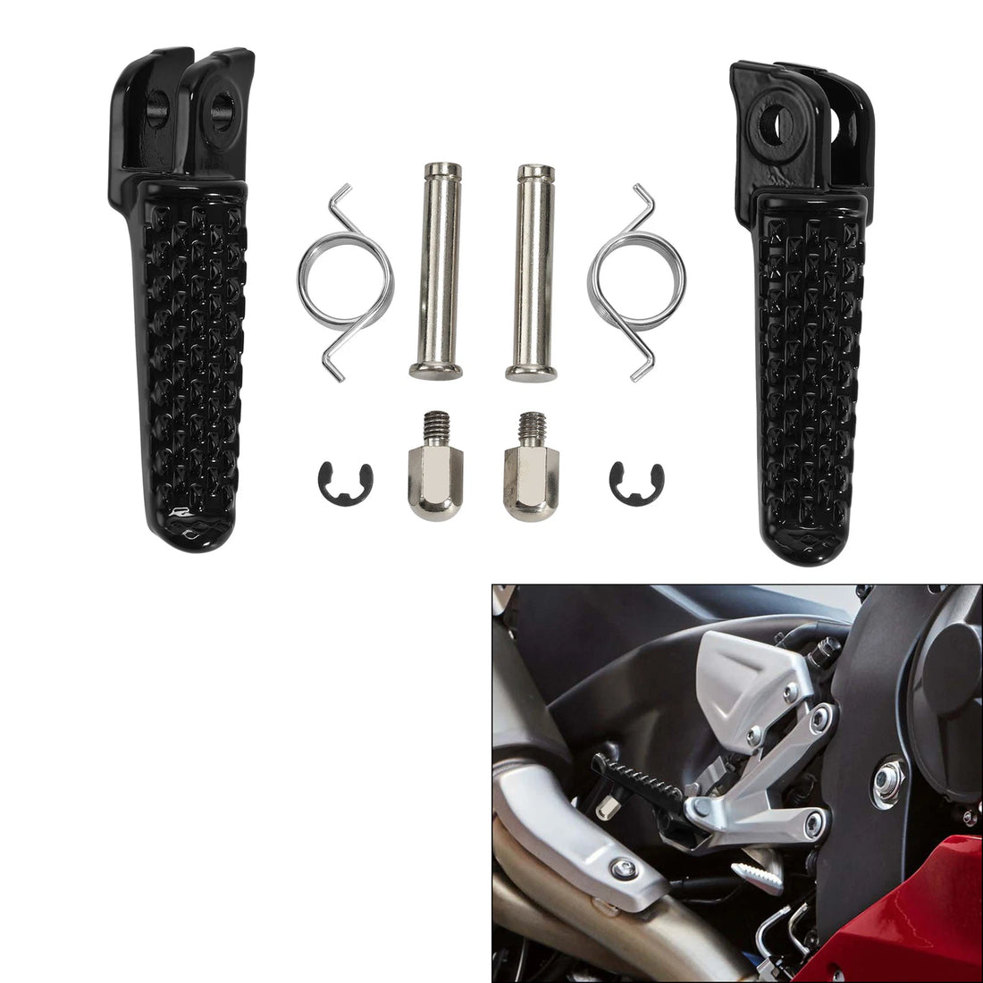 Fit For Honda CBR600RR 2003-2025 CBR1000RR 2004-2025 Driver Foot Pegs