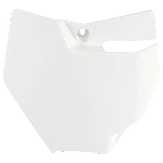 UFO Front Number Plate 2020 White For KTM 85 SX 17/14 2018-2026