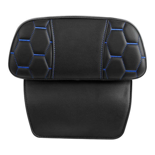 Razor Chopped Rear Trunk Backrest Pad Fits For Harley Road King 14-23 Black Blue