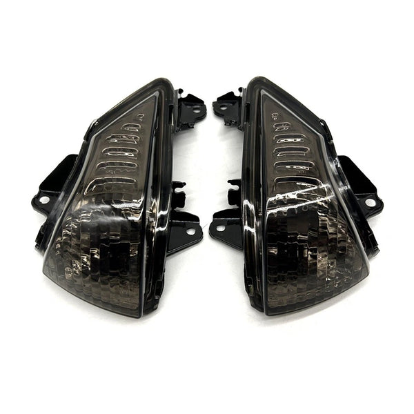 Fit 2009-2011 Kawasaki Ninja650R EN6N EN6F EN6R Smoke Turn Indicator Signal Lens