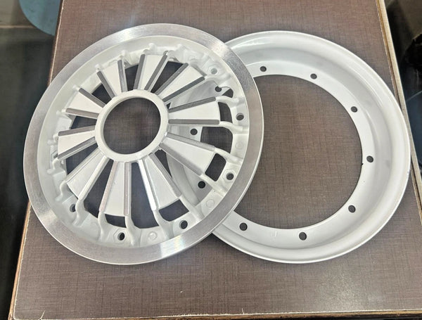 For Vespa 125 150 Super ardor silver White 10 Inch Front Wheel