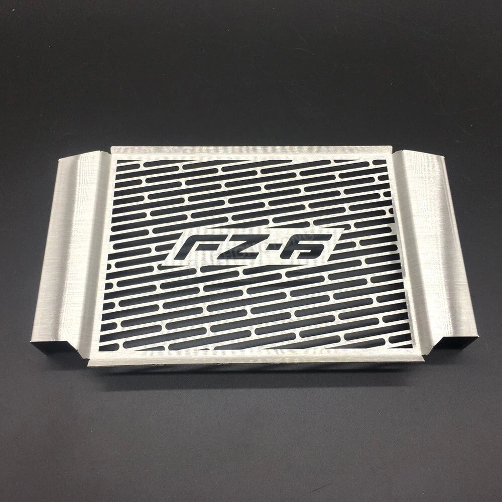 Fit For Yamaha FZ6R 2009-2016 2017 2018 New Silver Radiator Grille Cover Guard