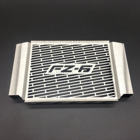 Fit For Yamaha FZ6R 2009-2016 2017 2018 New Silver Radiator Grille Cover Guard