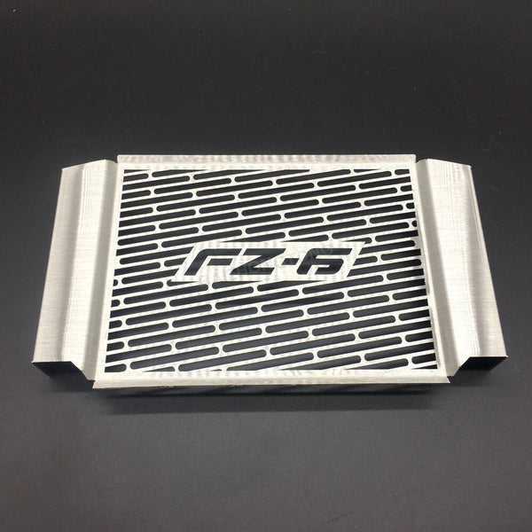 Fit For Yamaha FZ6R 2009-2016 2017 2018 New Silver Radiator Grille Cover Guard