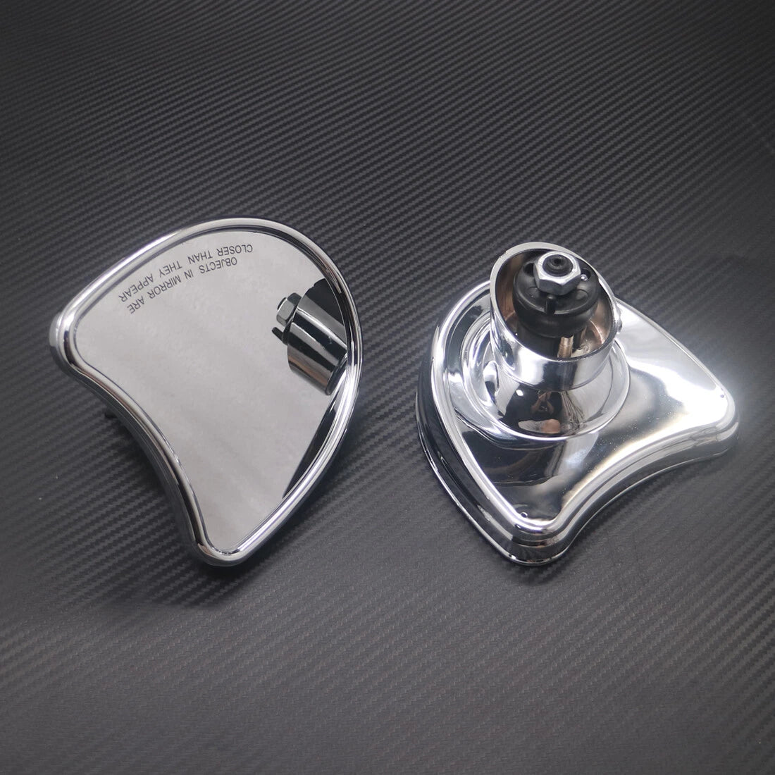 Chrome Batwing Fairing Mount Mirror For Harley Touring Electra Glide 2014-2016