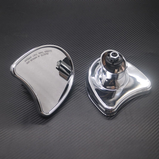 Chrome Batwing Fairing Mount Mirror For Harley Touring Electra Glide 2014-2016