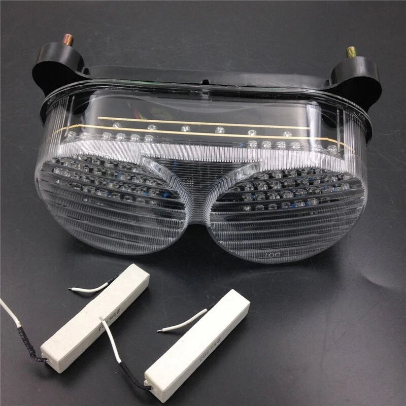 Brand new LED Tail Light Fit Kawasaki Ninja ZX6R 1998-2002 ZX9R 1998-2005 Clear