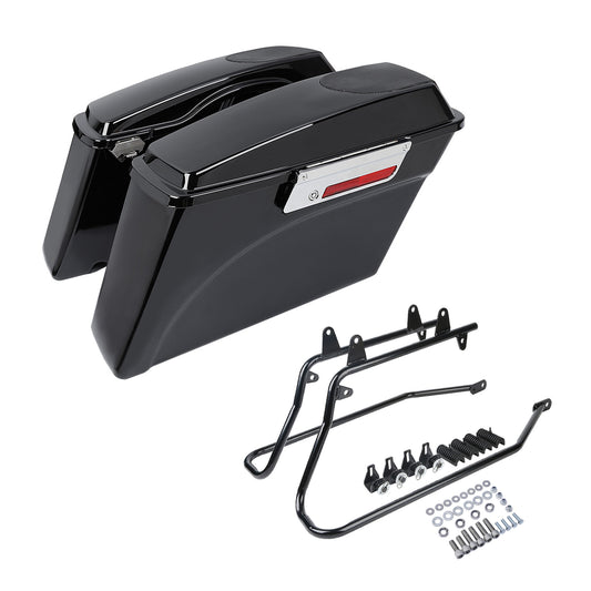 Saddlebags 5x7" Speaker Lid Conversion Bracket Fit For Harley Softail 1984-2017