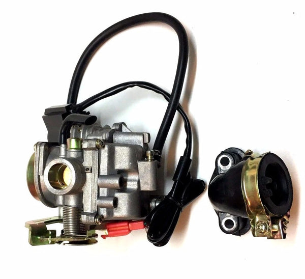 Carburador Giovanni 50CC 50 DE 20MM Ycolector DE AdmisiÓN Bota Scooter Ciclomor