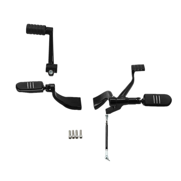 Mid Control Shifter Lever Pegs Kit Fit For Harley Sportster XL 883 1200 04-13 12