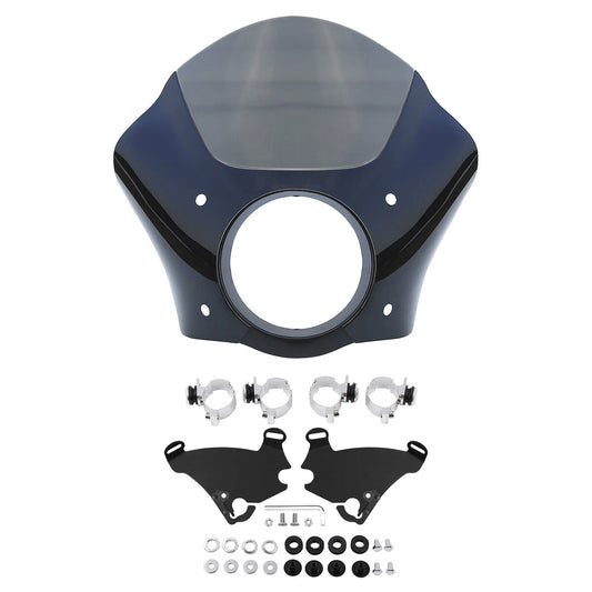 Gauntlet Headlight Fairing Trigger Lock Mount Fit For Harley Sportster XL 88-22