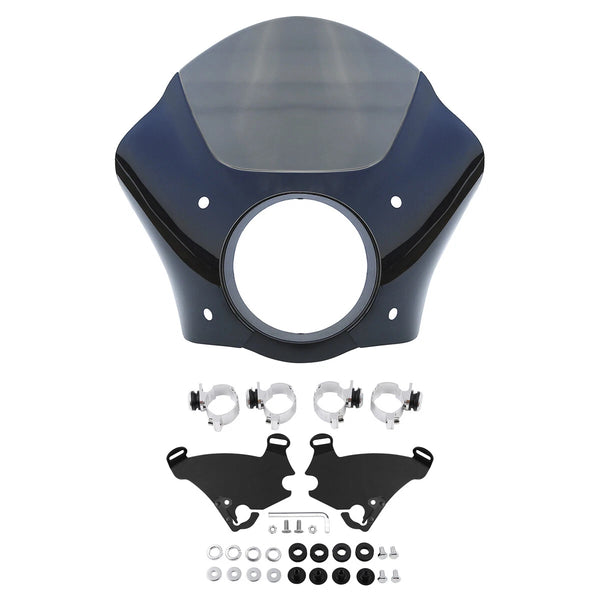 Gauntlet Headlight Fairing Trigger Lock Mount Fit For Harley Sportster XL 88-22