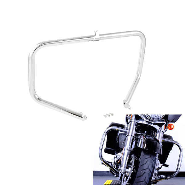 Fit For Harley Touring Street Electra Glide 09-24 Chrome Crash Bar Engine Guard