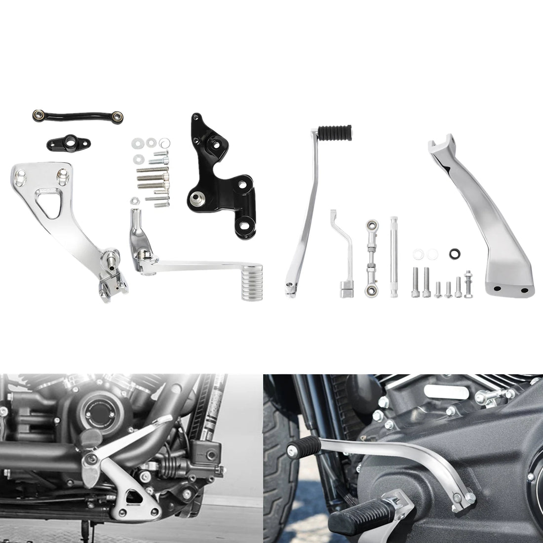 Mid Controls Kit Fit For Harley Davidson Sport Glide Flsb Fxfb 2018-2025