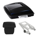 Razor Trunk Backrest Pad Mount Rack Fit For Harley Touring 14-26 Mako Shark Fade