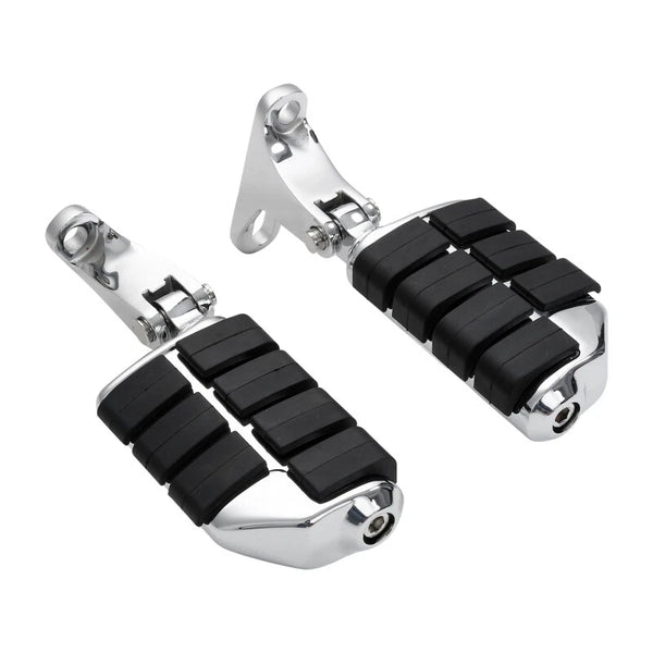 Chrome Rear Passenger Foot Peg Mount Fit For Harley Touring Road Glide 1993-2025