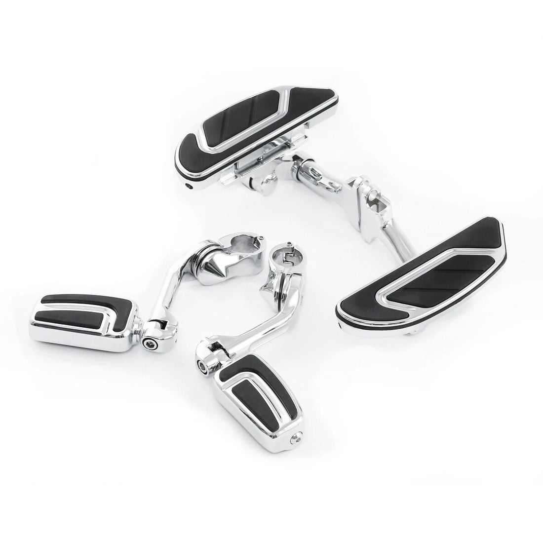 Floorboard Highway Footpeg 1.25'' Long Angled Mount Fit For Harley Touring 93-25