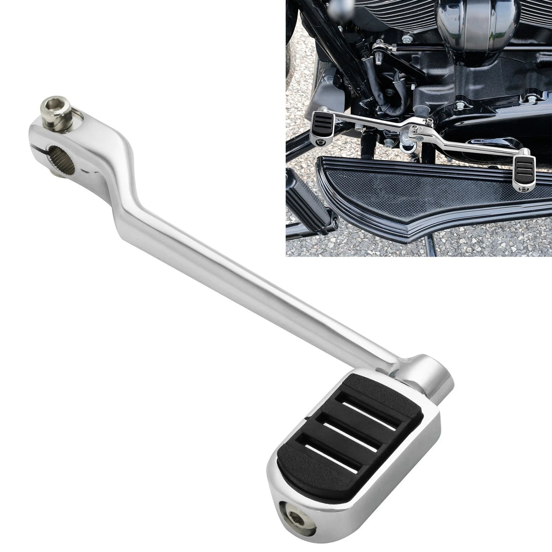 Rear Heel Shift Shifter Lever Pedal Peg Fit For Harley Heritage Softail Classic