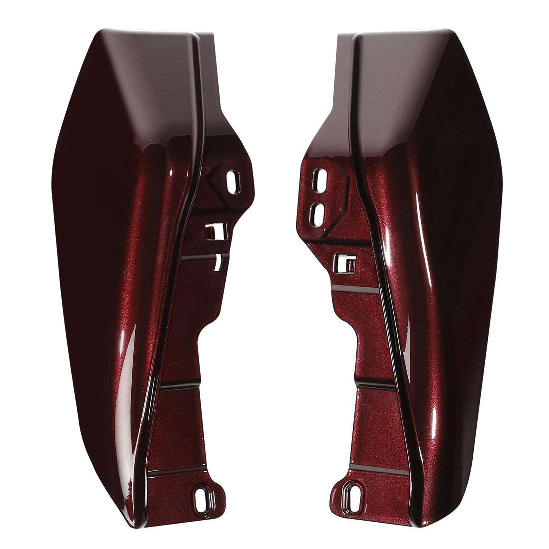 Mid-Frame Air Deflectors Fit For Harley Road Street Glide 2009-24 Twisted Cherry