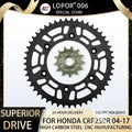 520 14T 49T Front Rear Sprocket For HONDA CRF250R 2004-2017 CRF 250 R CRF250