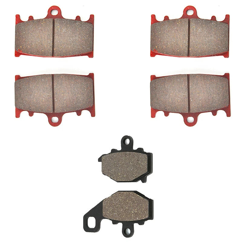 Motorcycle Brake Pads Front&Rear For Kawasaki ZX6R ZX-9R ZX9R Zzr ZX 400 600 900