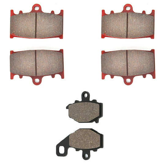 Motorcycle Brake Pads Front&Rear For Kawasaki ZX6R ZX-9R ZX9R Zzr ZX 400 600 900