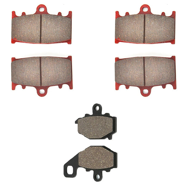 Motorcycle Brake Pads Front&Rear For Kawasaki ZX6R ZX-9R ZX9R Zzr ZX 400 600 900